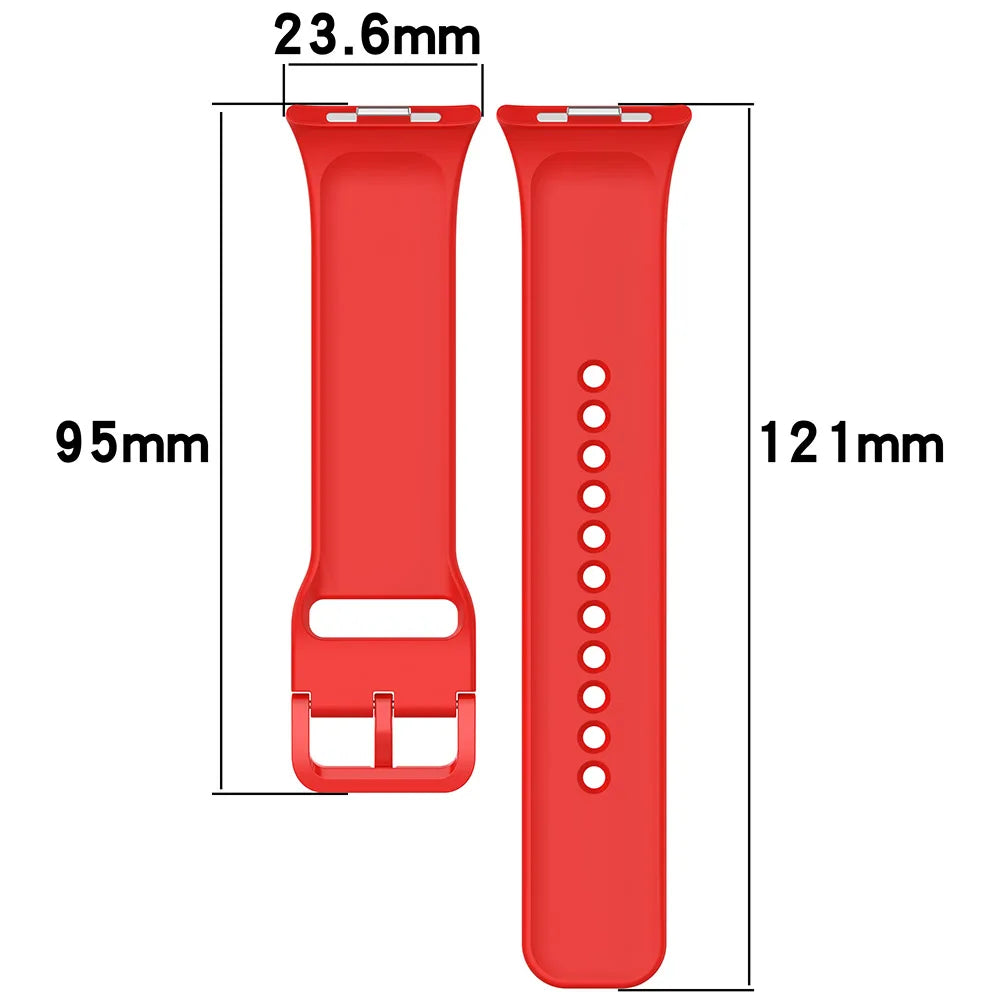 Silicone Bracelet Strap For Redmi Watch 5 Replacement Watch Band For Xiaomi Band 9 Pro