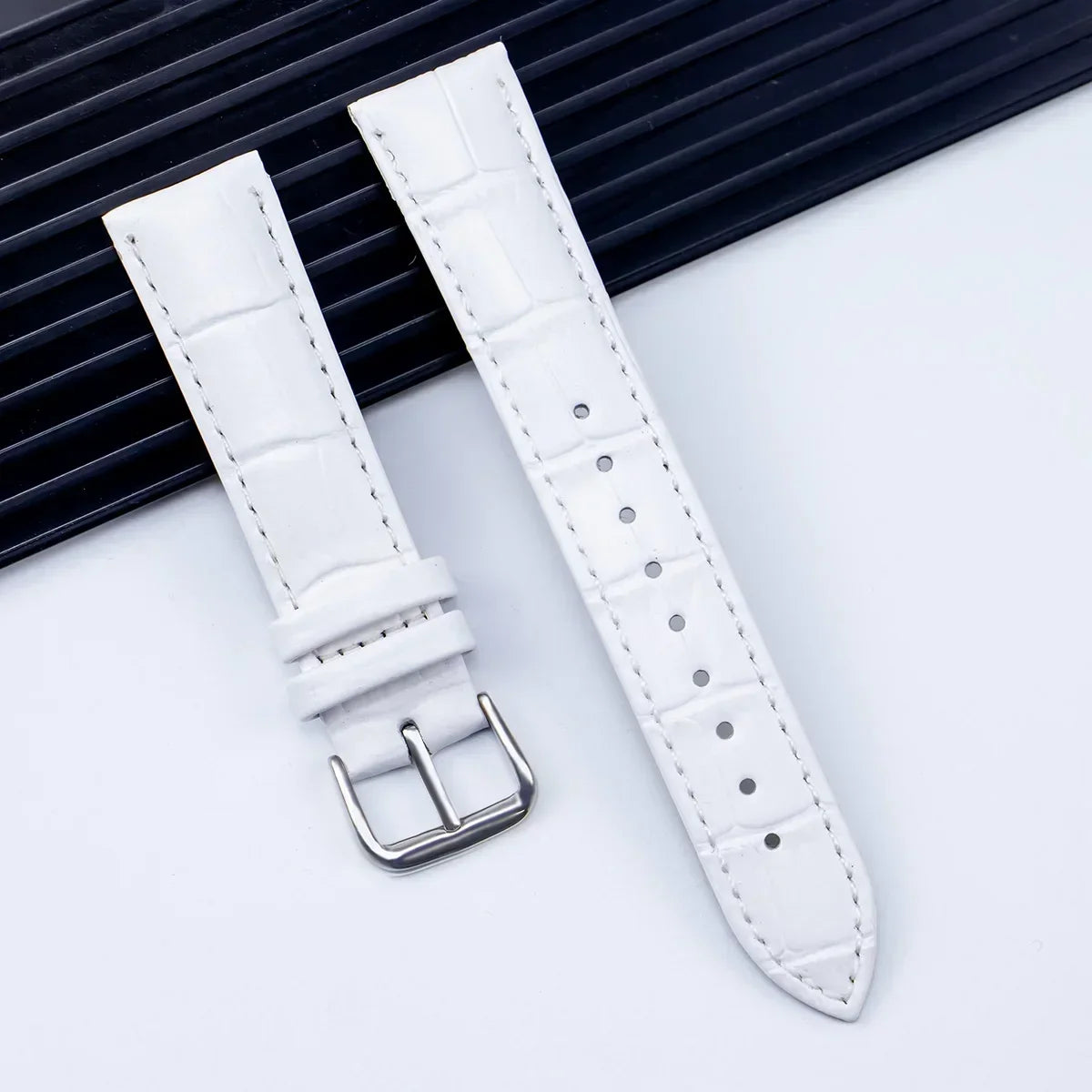 Genuine Leather Watchbands 12/14/16/18/20/22/24 mm Watch Band Strap Steel Pin buckle High Quality Wrist Belt Bracelet