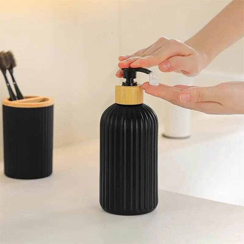 A Set of Wash Bottles in Either Household or Hotel Style, with Complete Hygiene Facilities.