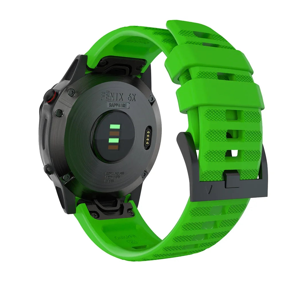 22mm 26mm Quick Fit Silicone Strap For Garmin Fenix 8/7/7X/6/6X Pro Replacement Watch Band For Garmin EPIX/Enduro 3