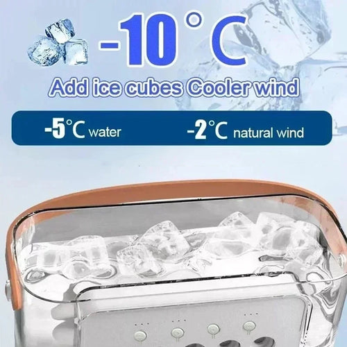3-in-1 Portable Mini Air Cooler with LED Night Light