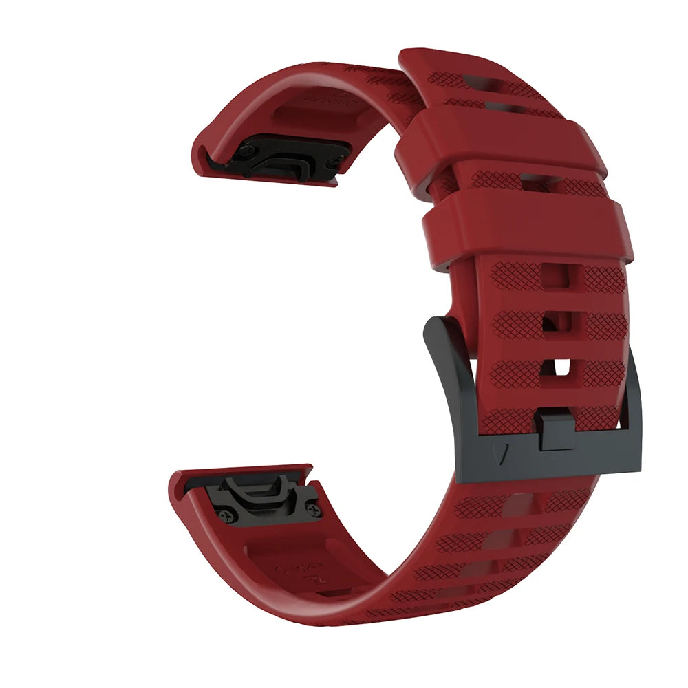 22mm 26mm Quick Fit Silicone Strap For Garmin Fenix 8/7/7X/6/6X Pro Replacement Watch Band For Garmin EPIX/Enduro 3