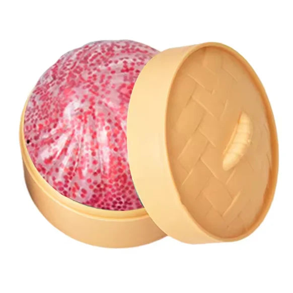 Dumpling Squishy Stress Ball with Steamer Box