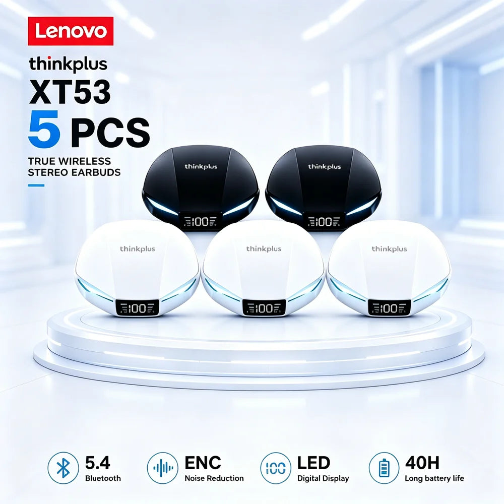Lenovo XT53 Wireless Bluetooth 5.3 Gaming Earbuds