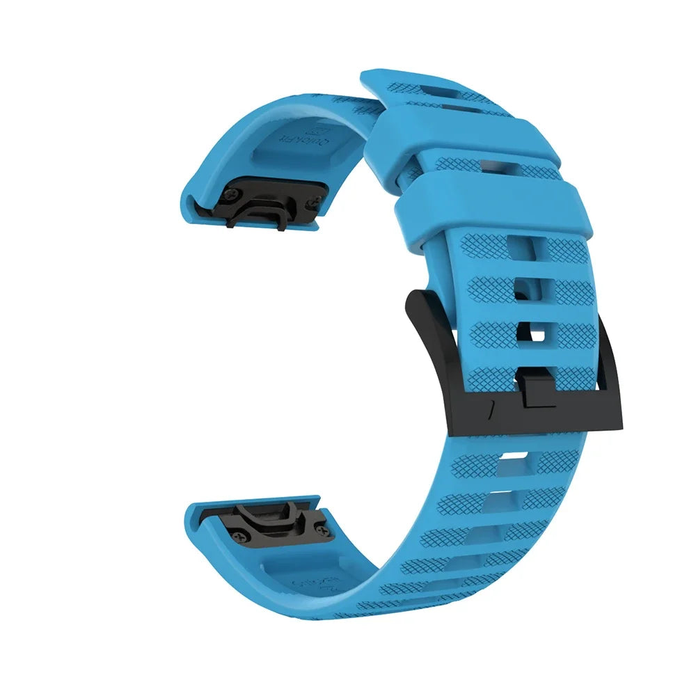 22mm 26mm Quick Fit Silicone Strap For Garmin Fenix 8/7/7X/6/6X Pro Replacement Watch Band For Garmin EPIX/Enduro 3