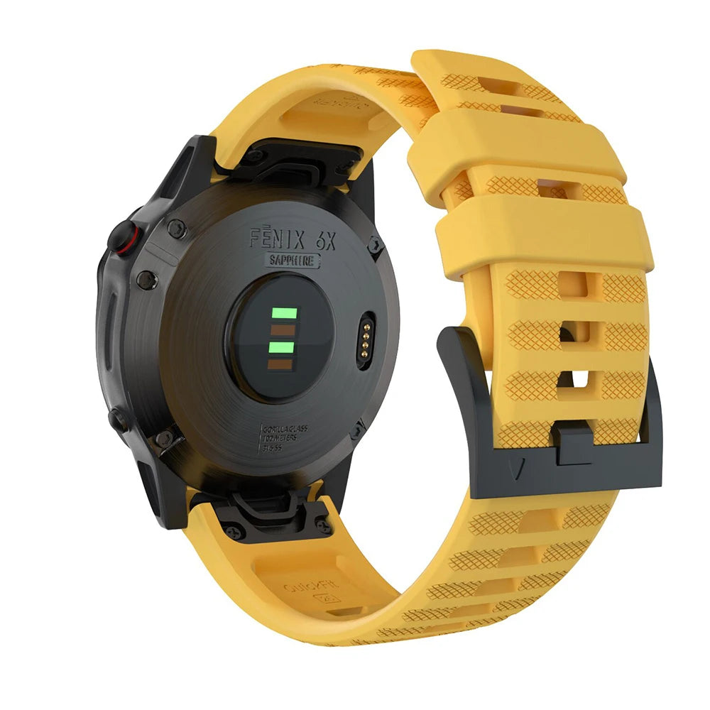 22mm 26mm Quick Fit Silicone Strap For Garmin Fenix 8/7/7X/6/6X Pro Replacement Watch Band For Garmin EPIX/Enduro 3
