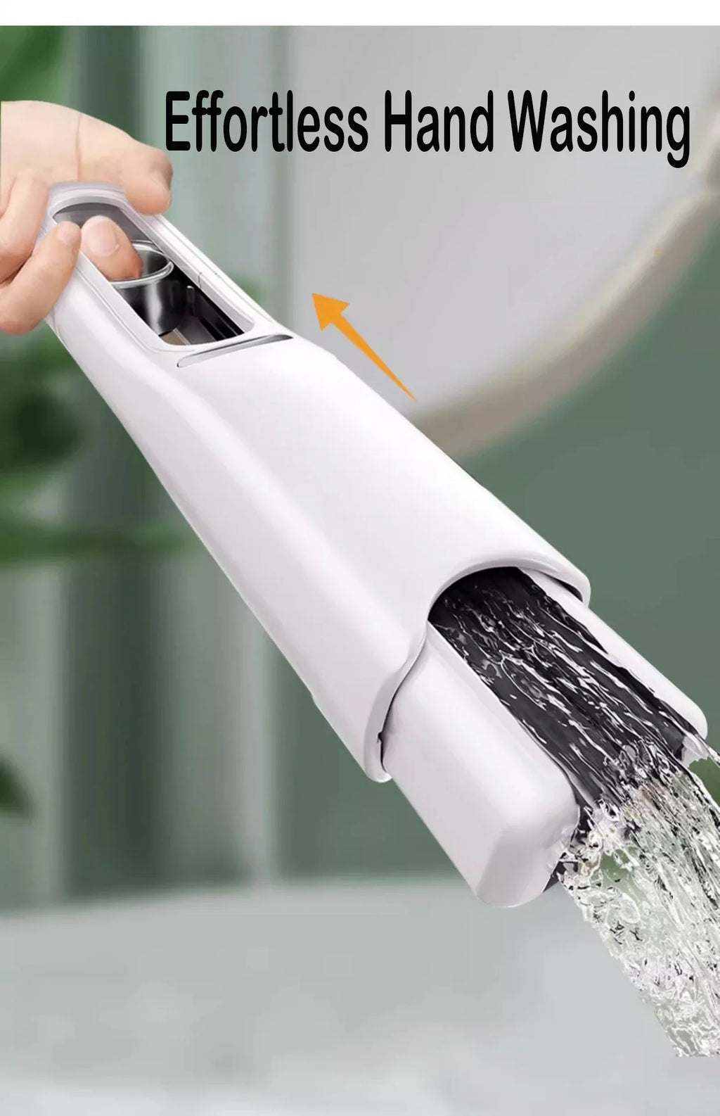 Mini Mop Self Squeeze Mop Powerful Folding Household Clean Tools No Hand Wash Strong Absorbent Mop for Bathroom Kitchen Desktop