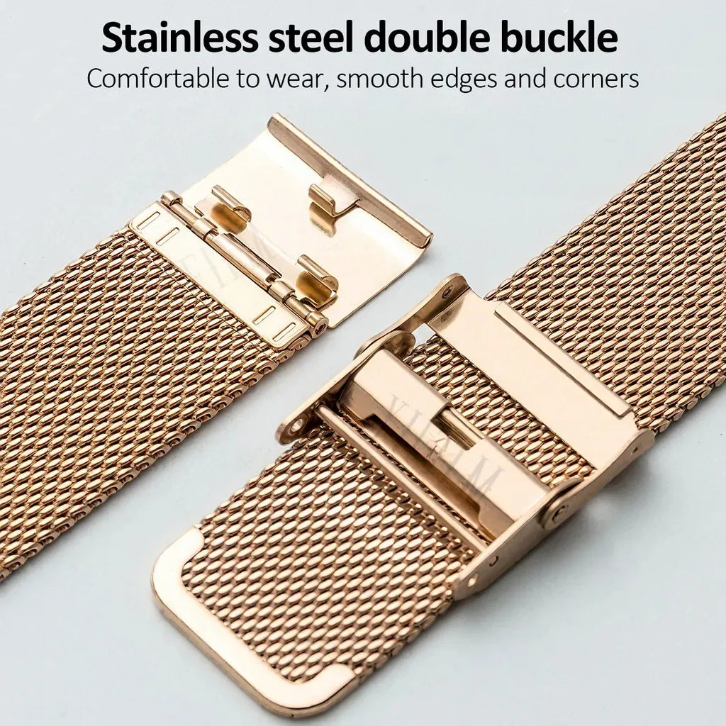 Smart Watch Band For Huawei Watch GT 6 5 4 41mm Strap 18mm Durable Stainless Steel Bracelet Unisex Classic Watch Starp
