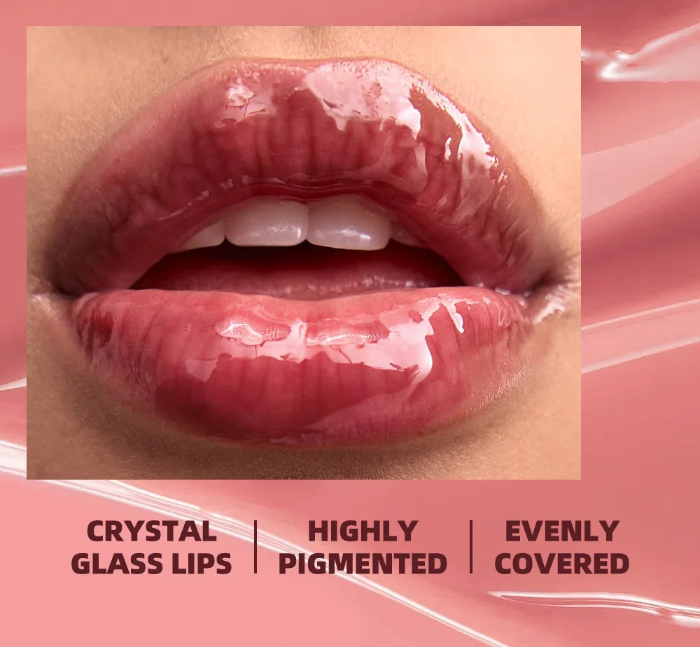 Moisturizing Lip Lotion Essence Volumizing Lip Glaze Women's Moisturizing and Moisturizing Natural Lip Gloss Hydrating Lip Gloss