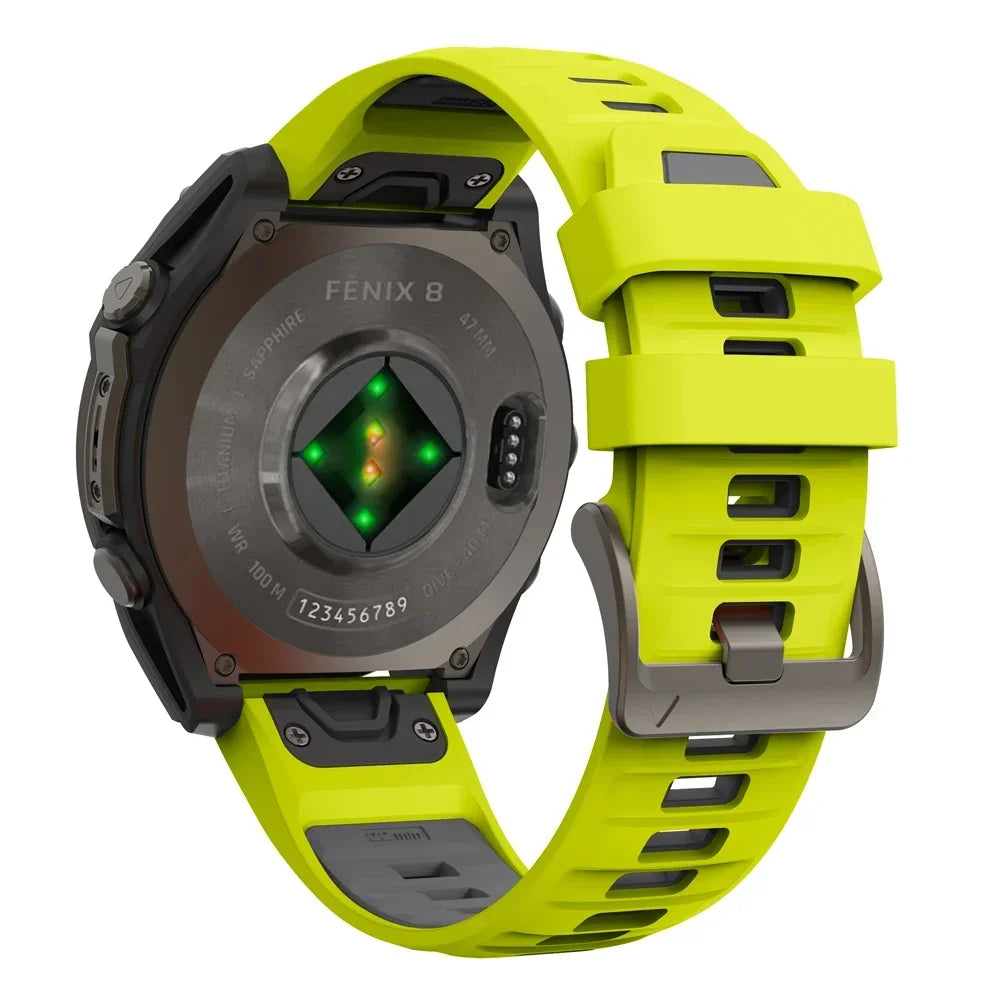 Fenix8 Watch Band For Garmin Fenix 8 47mm 51mm E 7 7X/Epix Pro/6 6X 5X Plus/Enduro 3 QuickFit 26mm 22mm Silicone Strap Bracelet