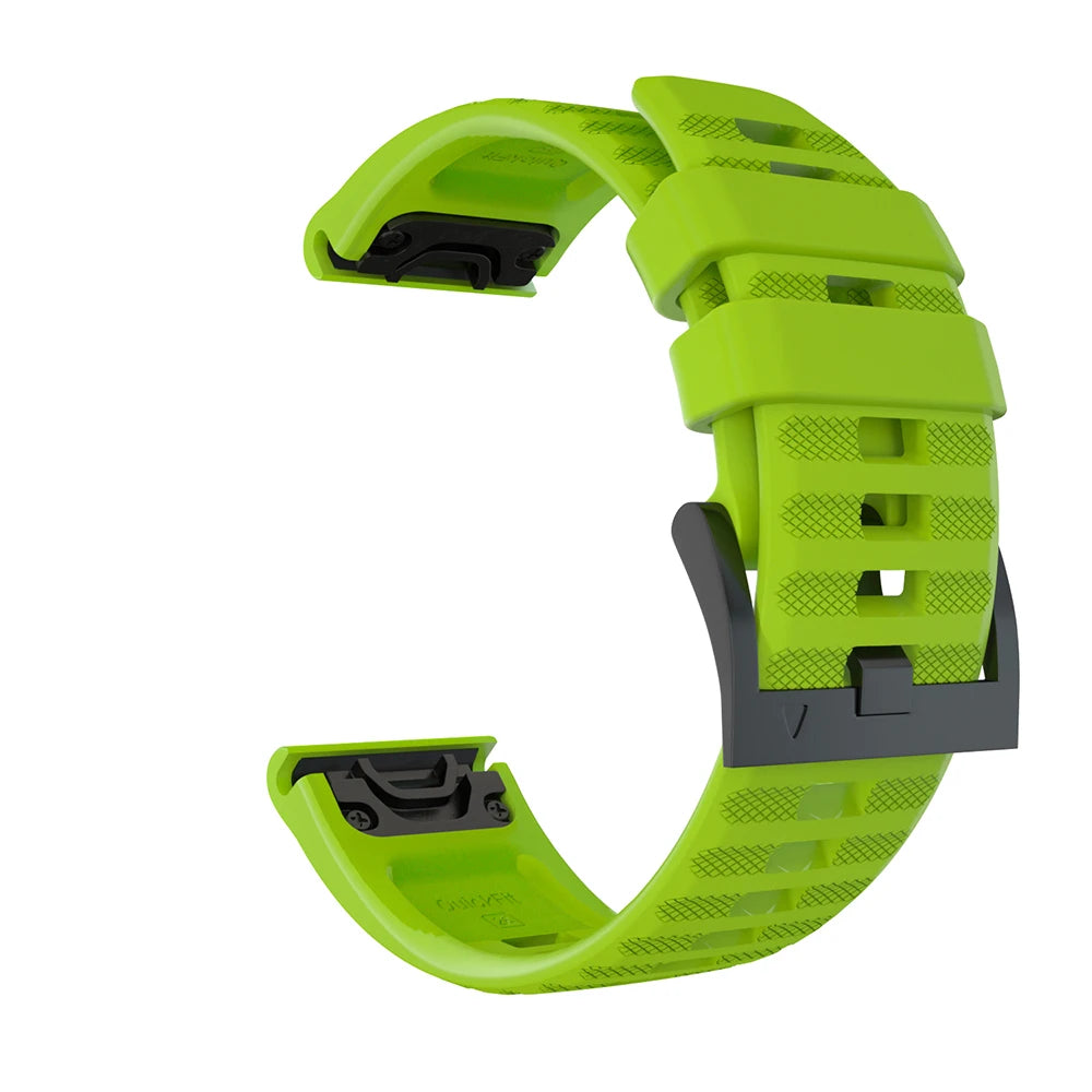 22mm 26mm Quick Fit Silicone Strap For Garmin Fenix 8/7/7X/6/6X Pro Replacement Watch Band For Garmin EPIX/Enduro 3