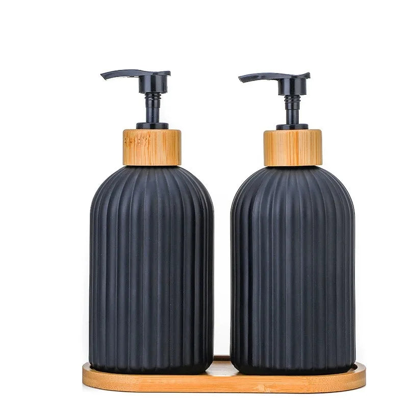 A Set of Wash Bottles in Either Household or Hotel Style, with Complete Hygiene Facilities.