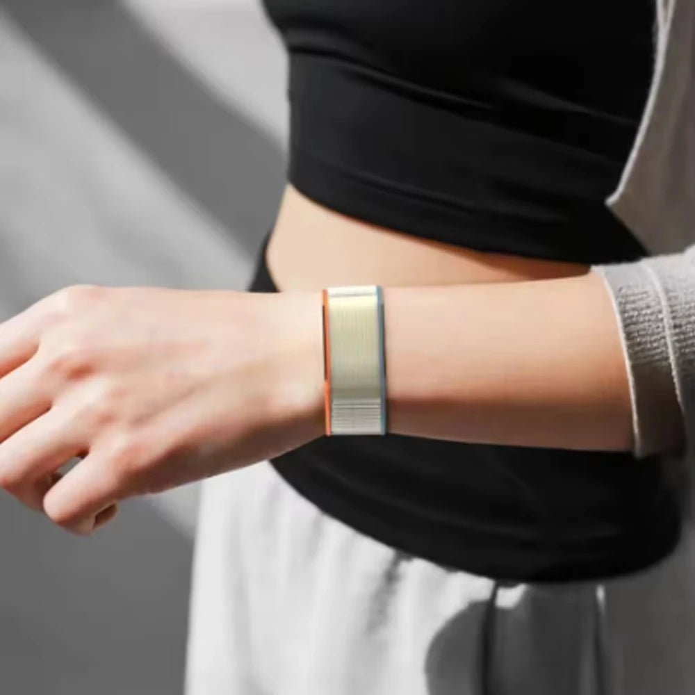 Nylon loop Band for Amazfit Helio Strap Original Nylon Wristband Sport Adjustable Band for Amazfit Helio smartwatch band