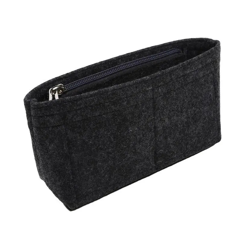 1/2pcs Trendy Felt Insert Bag Organizer Makeup Organizers Liner Perfect for Brand Women's Handbags Cosmetic Bags Bag Accesories