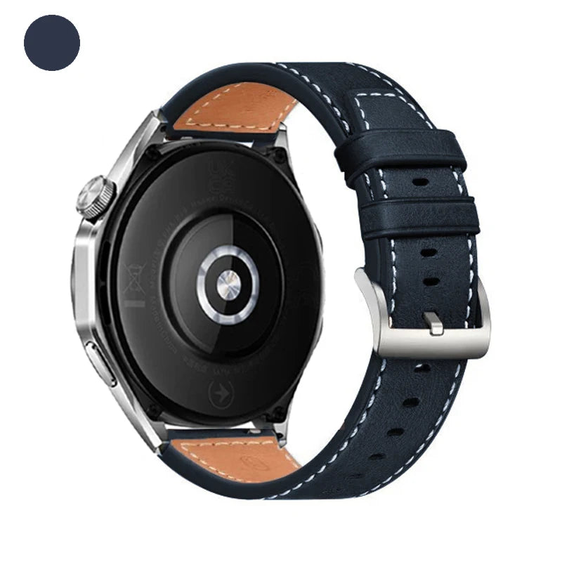 20mm 22mm Leather Watch Band For Huami Amazfit BALANCE 2 Sports Strap Amazfit Bip 6 5/Active 2 Replacement Wristband Accessories