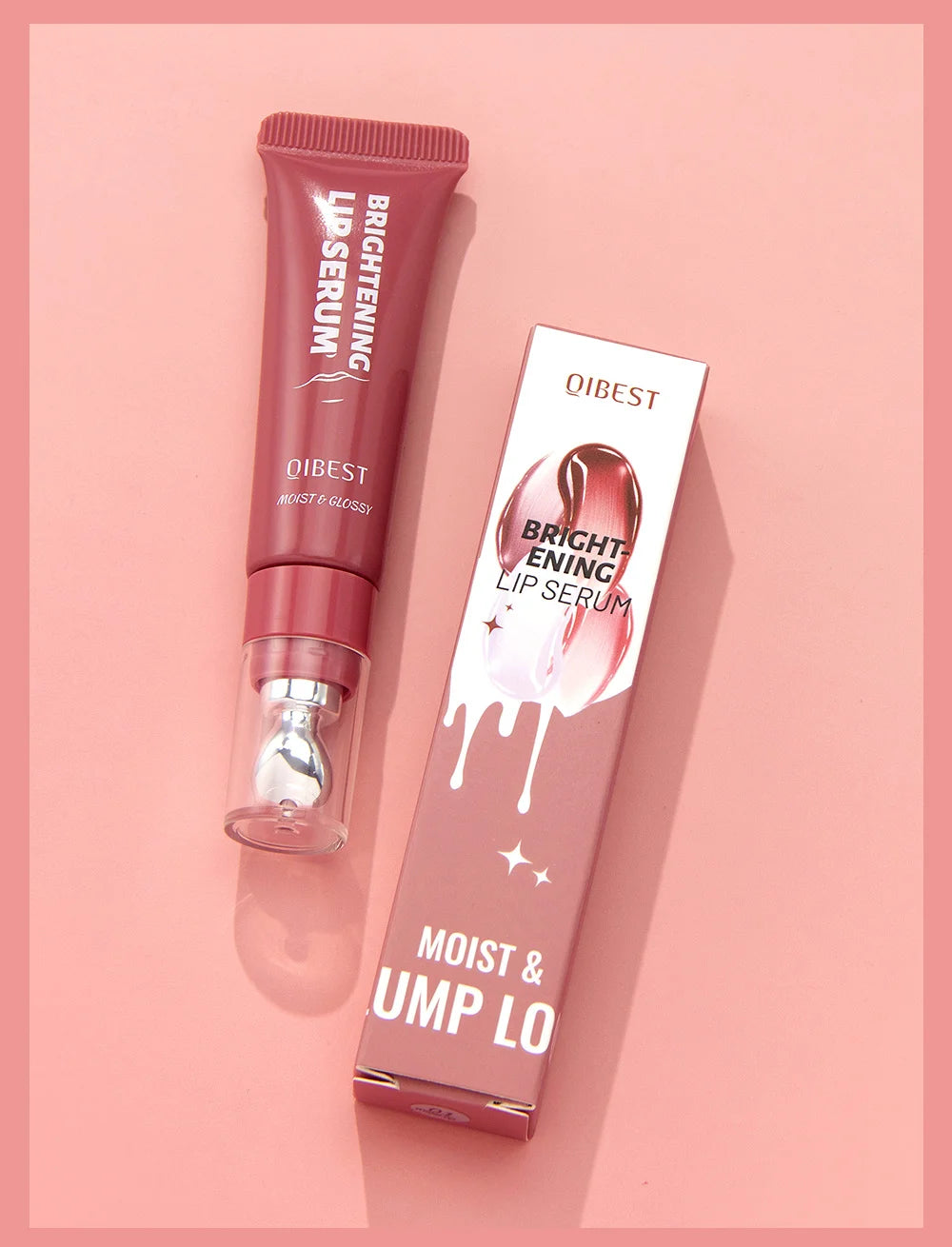 Moisturizing Lip Lotion Essence Volumizing Lip Glaze Women's Moisturizing and Moisturizing Natural Lip Gloss Hydrating Lip Gloss