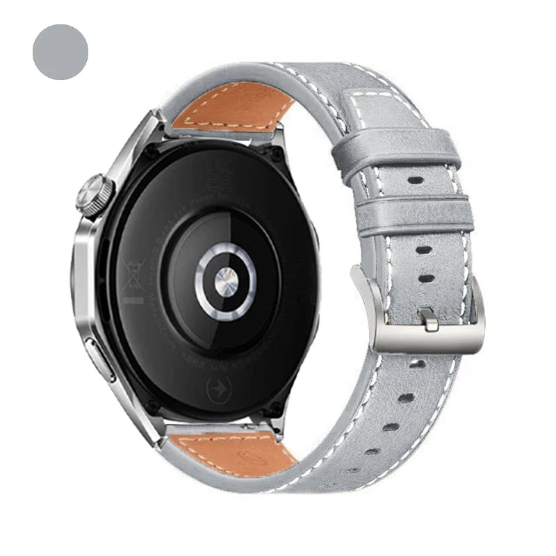 20mm 22mm Leather Watch Band For Huami Amazfit BALANCE 2 Sports Strap Amazfit Bip 6 5/Active 2 Replacement Wristband Accessories