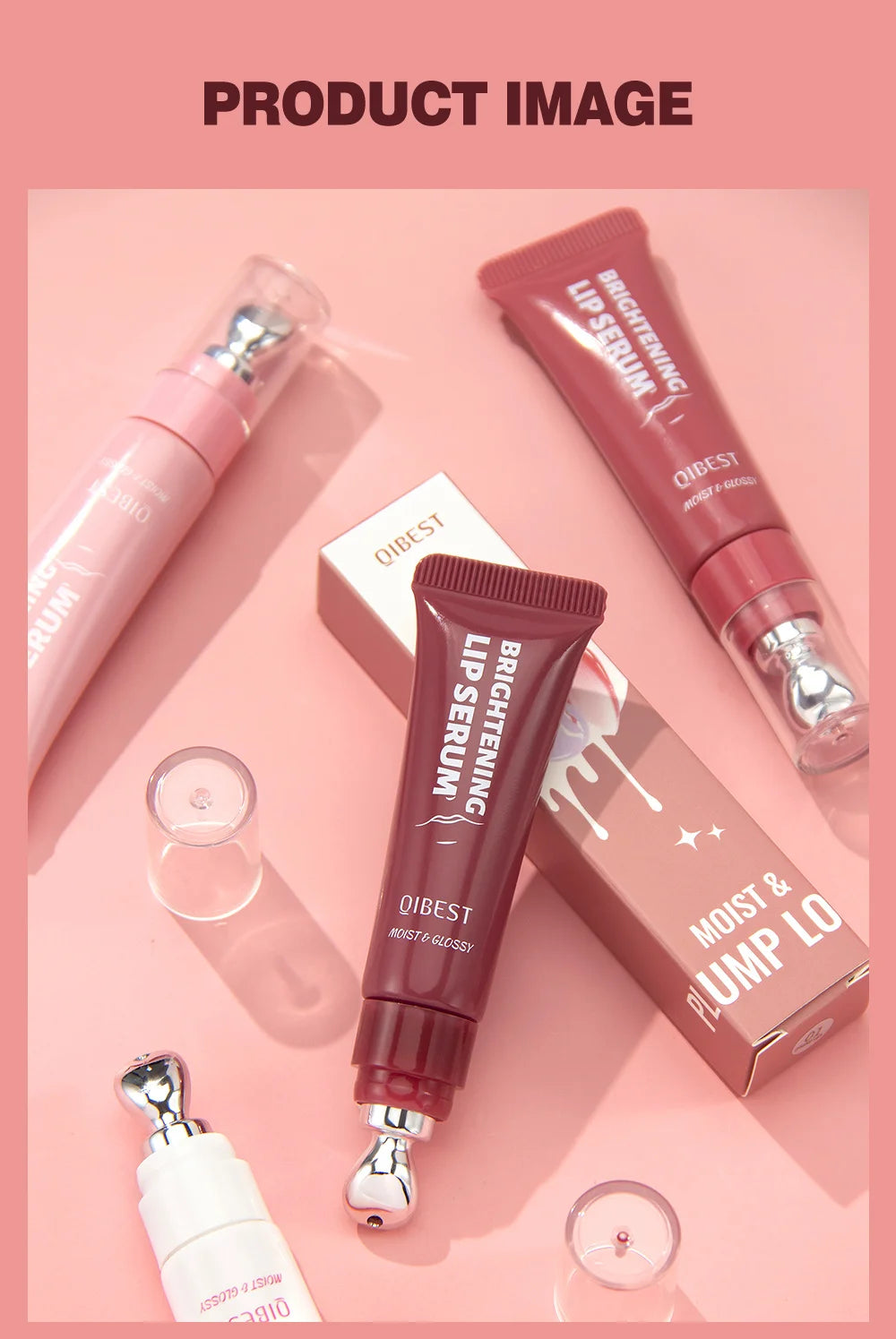 Moisturizing Lip Lotion Essence Volumizing Lip Glaze Women's Moisturizing and Moisturizing Natural Lip Gloss Hydrating Lip Gloss