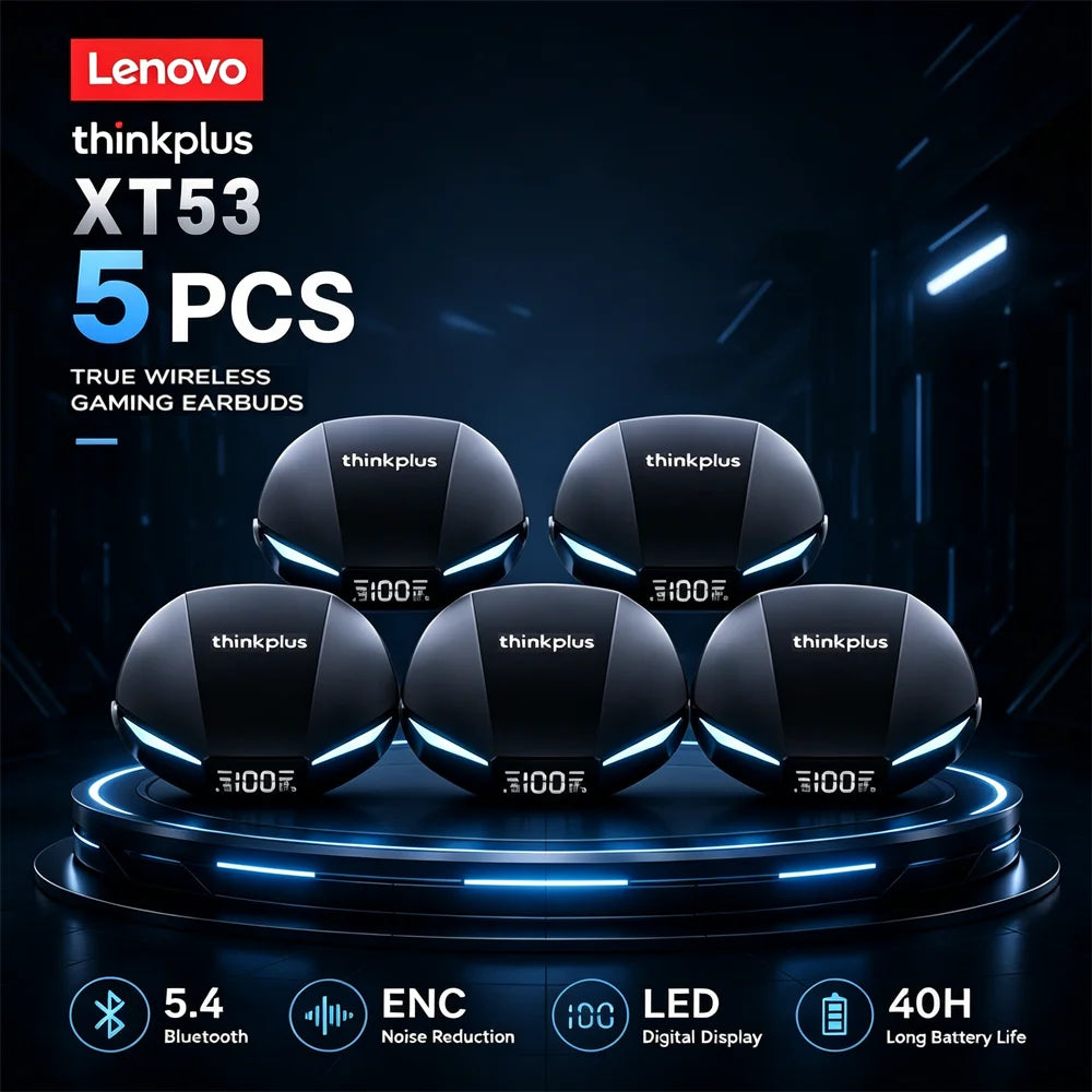 Lenovo XT53 Wireless Bluetooth 5.3 Gaming Earbuds
