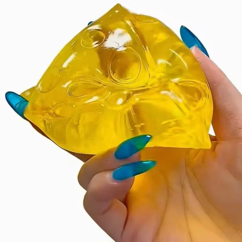 2A-Relieve Stress Squishy Honey Cheese Square Fidgets Toys Super Soft Mochi Cheese Squeeze Toy Funny Anti-stress Sensory Toy9