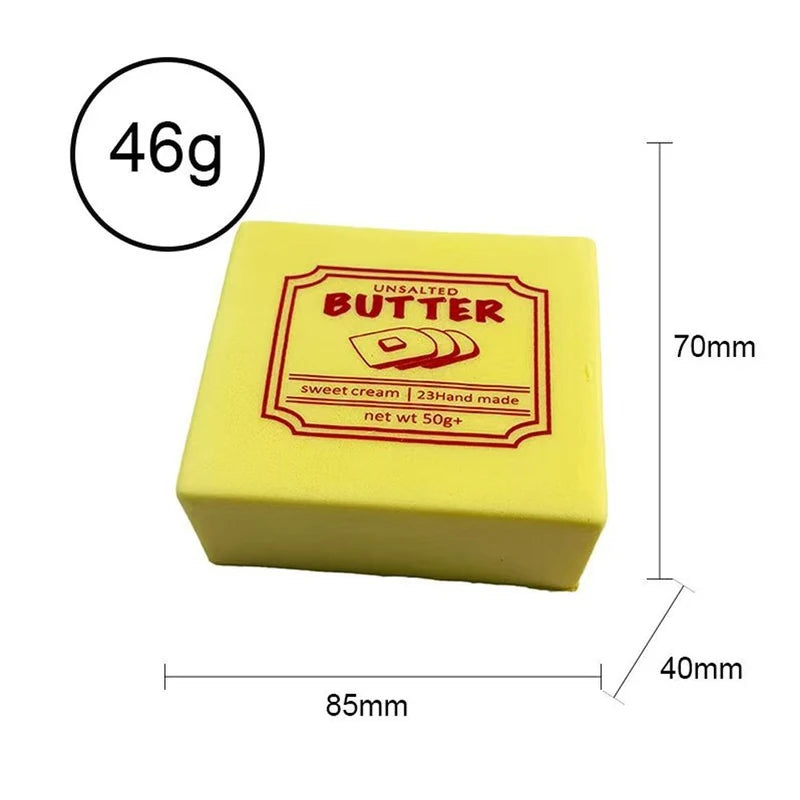 Butter Stick Squishy Toy Slow Rising Squeeze Toy Butter Bar Brick Squishy Fidget Toy Anti Stress Release Hand Relax Gift Toy
