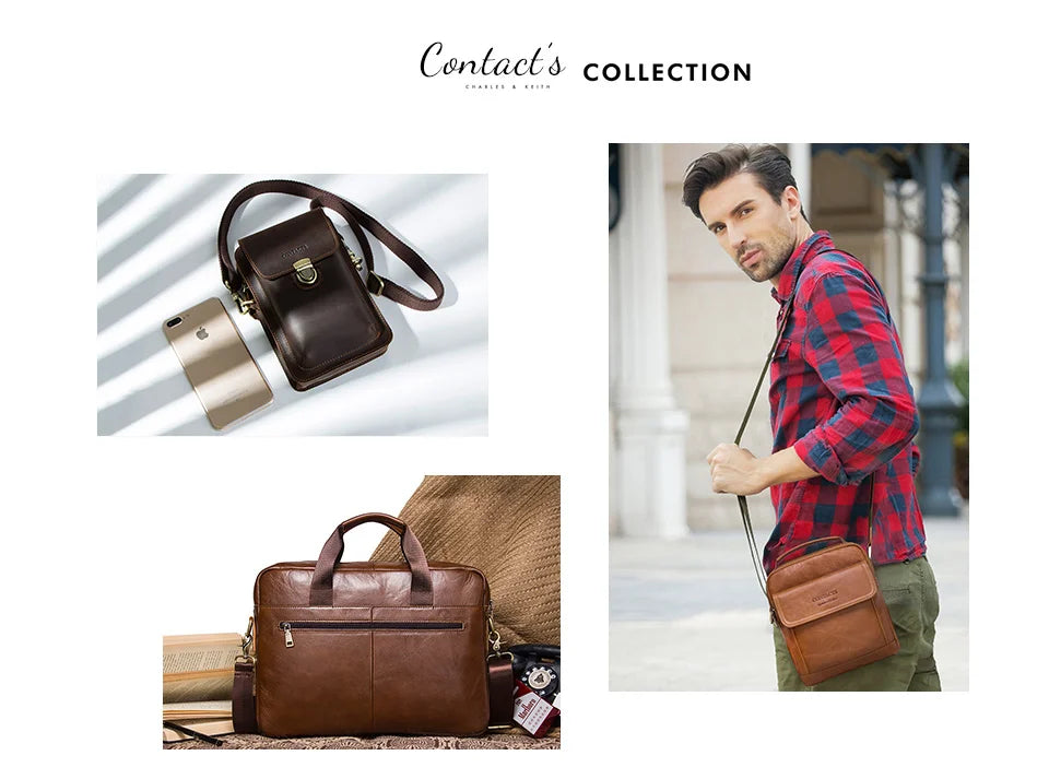 CONTACT'S Men Clutch Wallet Genuine Leather Long Wallet Hasp Card Holder Vintage Male Zipper Coin Purse Money Bag Portemonnee
