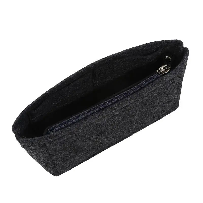 1/2pcs Trendy Felt Insert Bag Organizer Makeup Organizers Liner Perfect for Brand Women's Handbags Cosmetic Bags Bag Accesories