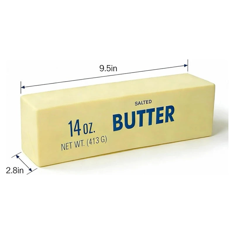Butter Stick Squishy Toy Slow Rising Squeeze Toy Butter Bar Brick Squishy Fidget Toy Anti Stress Release Hand Relax Gift Toy