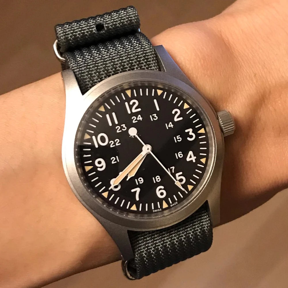 Nylon Watch Band Ribbed Strap 16mm 18mm 19mm 20mm 21mm 22mm 24mm Military Ballistic Fabric Replacement Premium Watchband