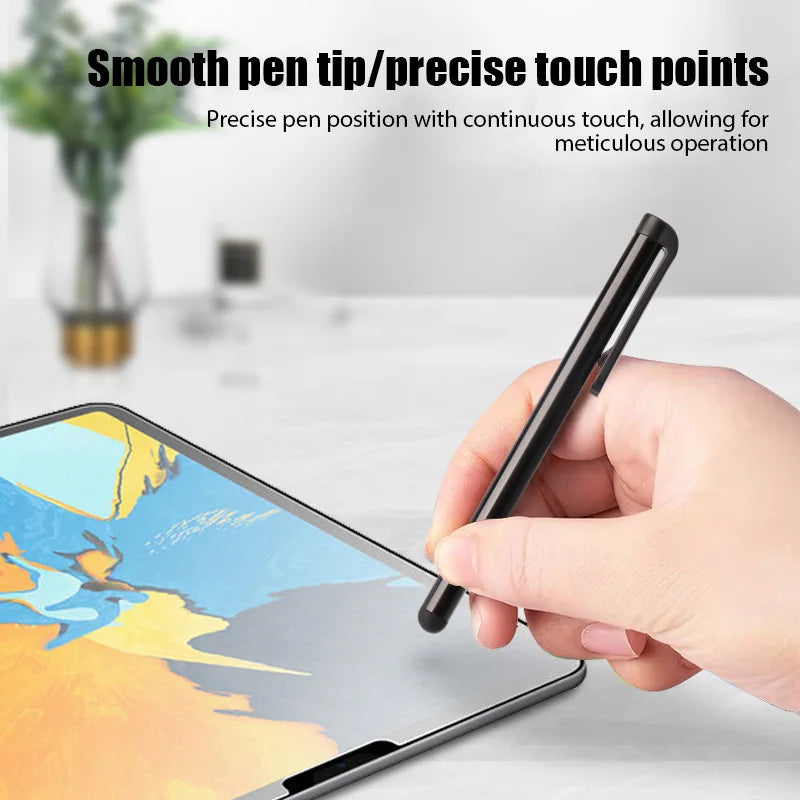 10pcs Universal Capacitive Stylus Tablet Screen Touch Pen for iPhone Pad Android Mobile Phone Rubber Tip Stylus