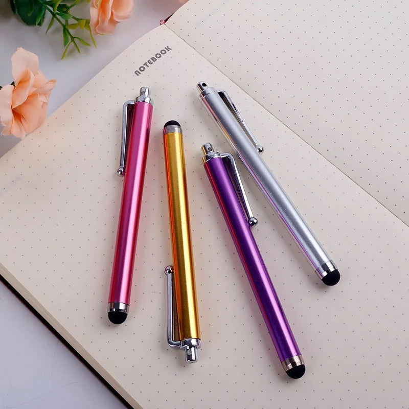 10pcs Universal Capacitive Stylus Tablet Screen Touch Pen for iPhone Pad Android Mobile Phone Rubber Tip Stylus