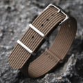 New Ribbed Nylon Watchband Nylon Watch Strap 18mm 20mm 22mm Watchband Accessories for Military Watch Band Bracelets