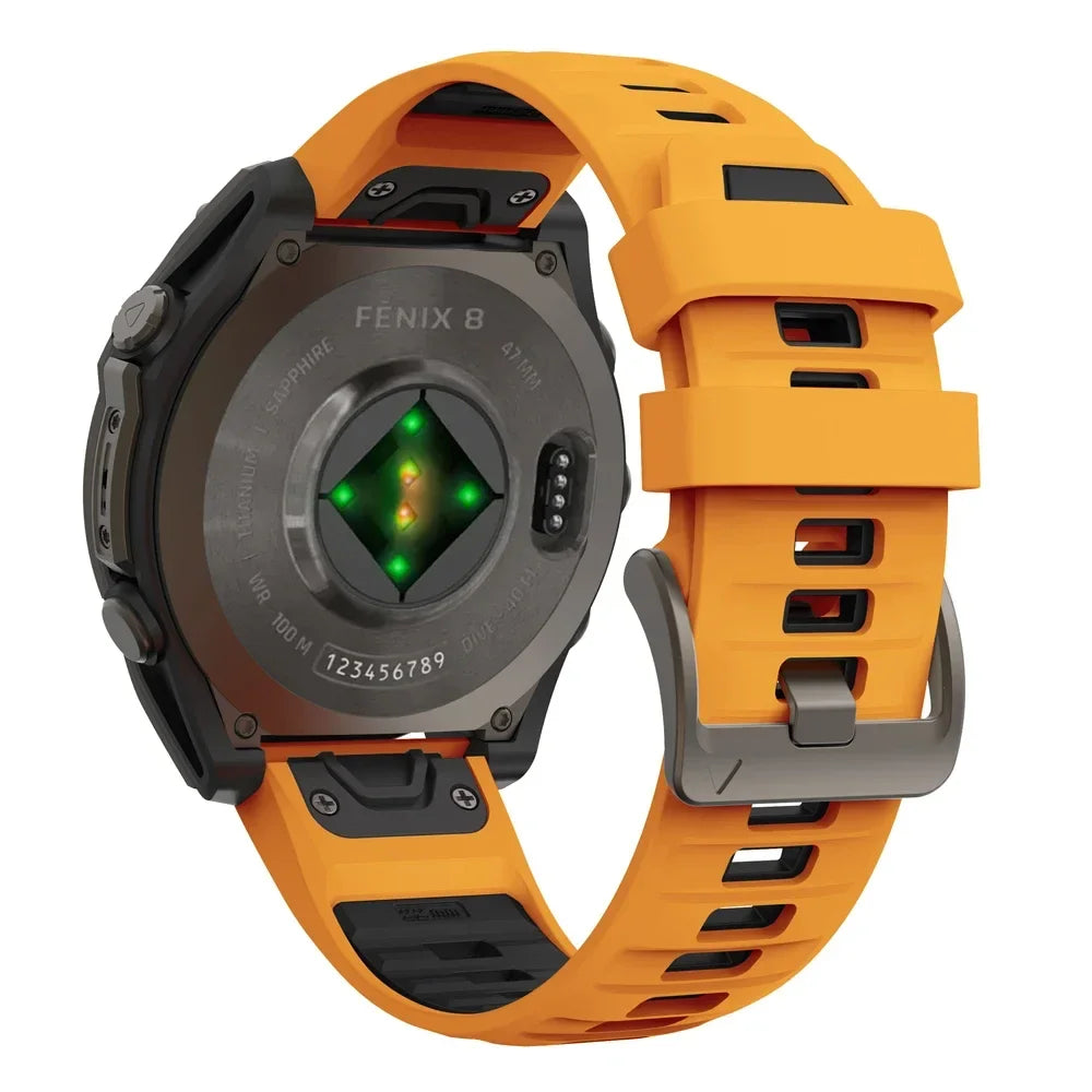 Fenix8 Watch Band For Garmin Fenix 8 47mm 51mm E 7 7X/Epix Pro/6 6X 5X Plus/Enduro 3 QuickFit 26mm 22mm Silicone Strap Bracelet