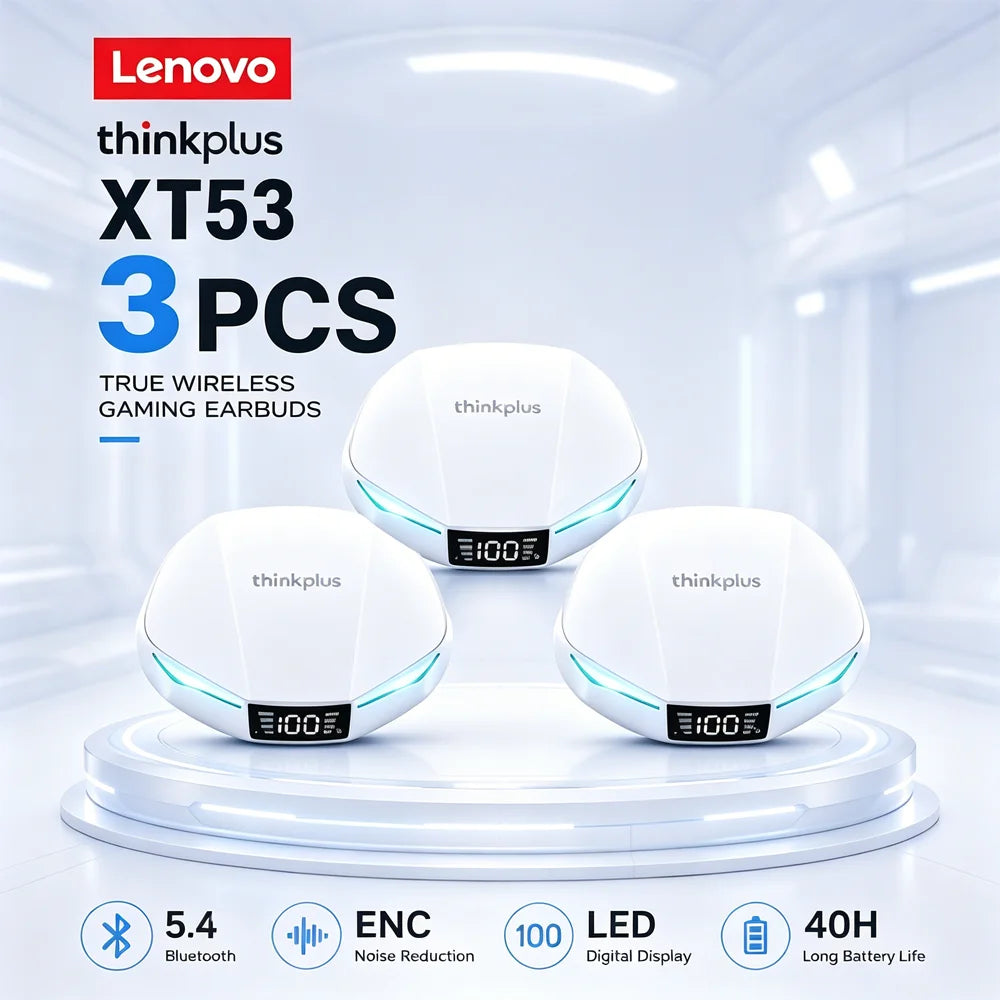 Lenovo XT53 Wireless Bluetooth 5.3 Gaming Earbuds