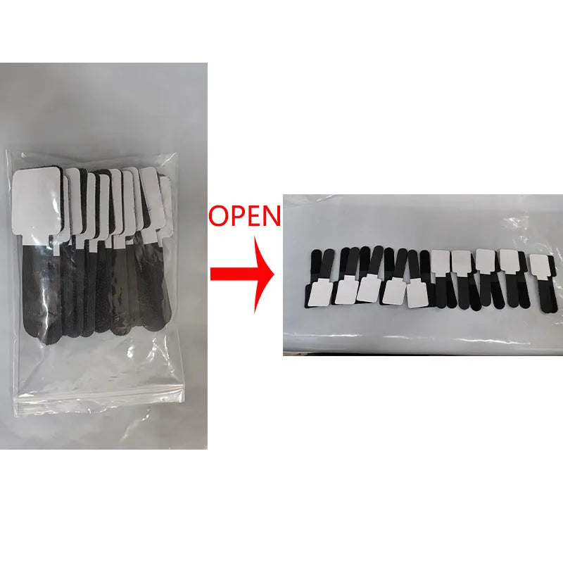 20/10/5PCS Releasable Cable Organizer Ties Mouse Earphones Wire Management Nylon Cable Ties Reusable Loop Hoop Tape Straps Tie