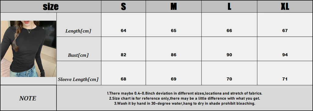 Spring Autumn T shirt Women Tops Solid Slim Fit Long Sleeve O Neck Tshirts Female Casual Streetwear High Quality Base Tees