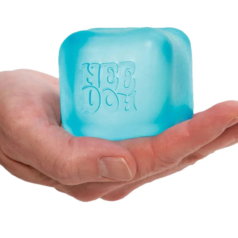 Malt Sugar Ice Cube Decompression Toy, Soft Squishy Slow Rebound Stress Relief Fidget Toy Portable Entertainment Sensory Toy