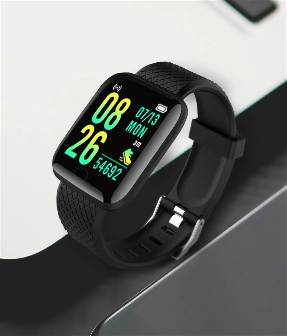 Men's Smartwatch Women's Sport Monitor Fitness Smart Watch Music Control Social APP Message Remind Consumer Electronic Watches