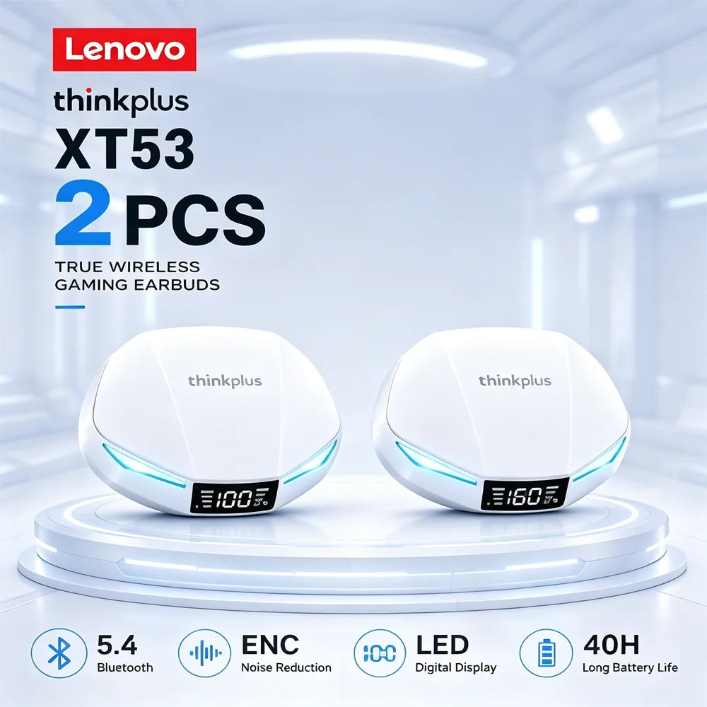 Lenovo XT53 Wireless Bluetooth 5.3 Gaming Earbuds