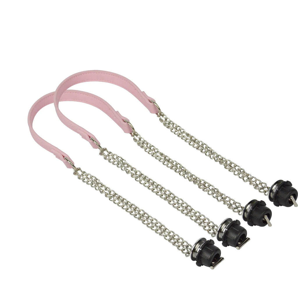 New 1 Pair Obag Silver Long OT Double Chain With Metal Plating Screw For OBag Handle O Bag Women Bag Shoulder HandBag