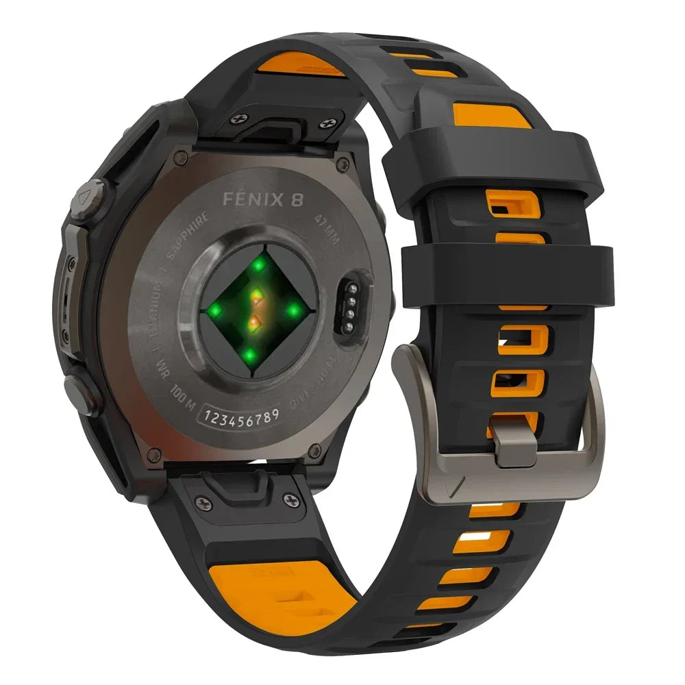 Fenix8 Watch Band For Garmin Fenix 8 47mm 51mm E 7 7X/Epix Pro/6 6X 5X Plus/Enduro 3 QuickFit 26mm 22mm Silicone Strap Bracelet