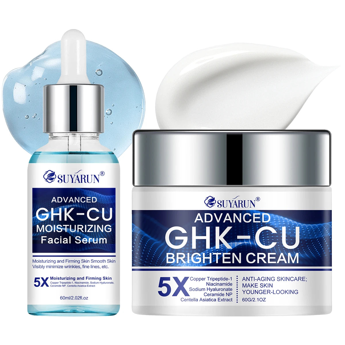 SUYARUN GHK-CU Anti-Aging Cream and Serum