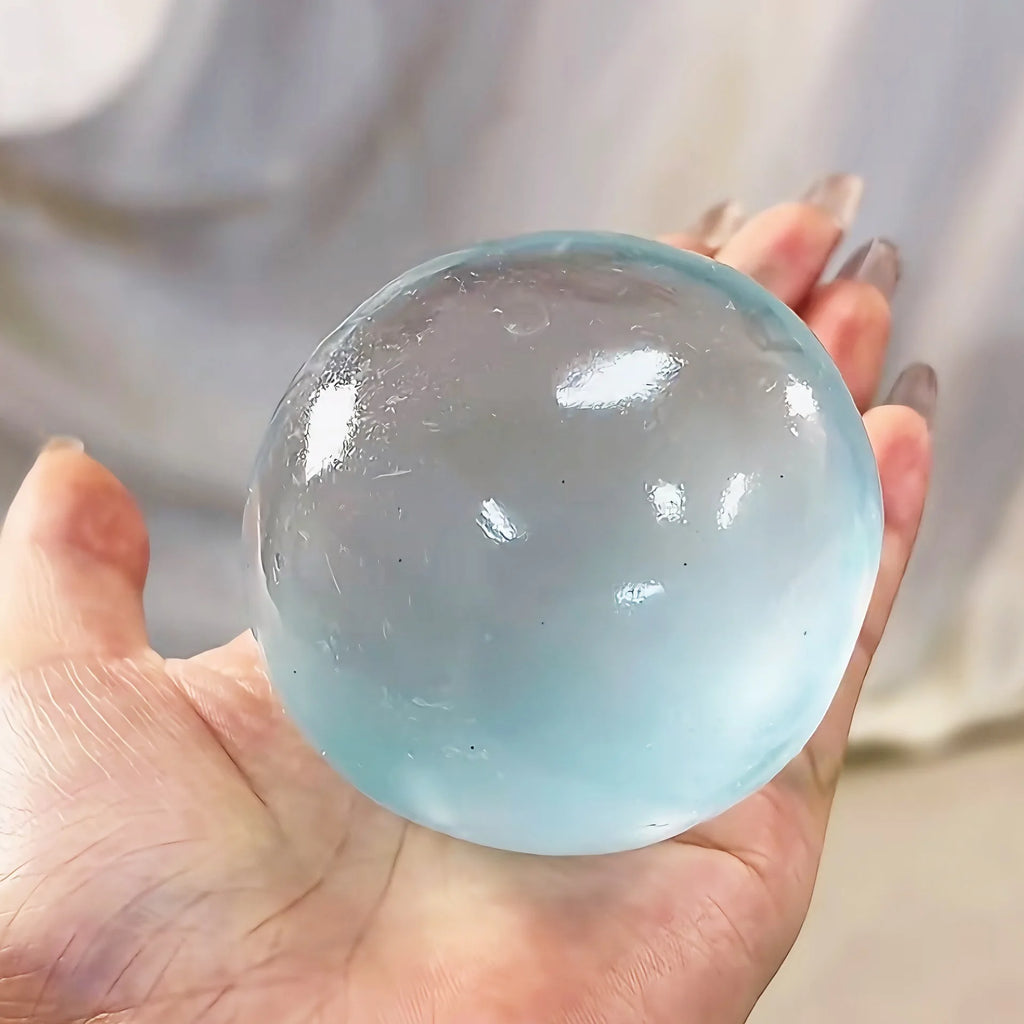 Blue Coconut Oil Slow-Rebound Squishy Ball 6cm