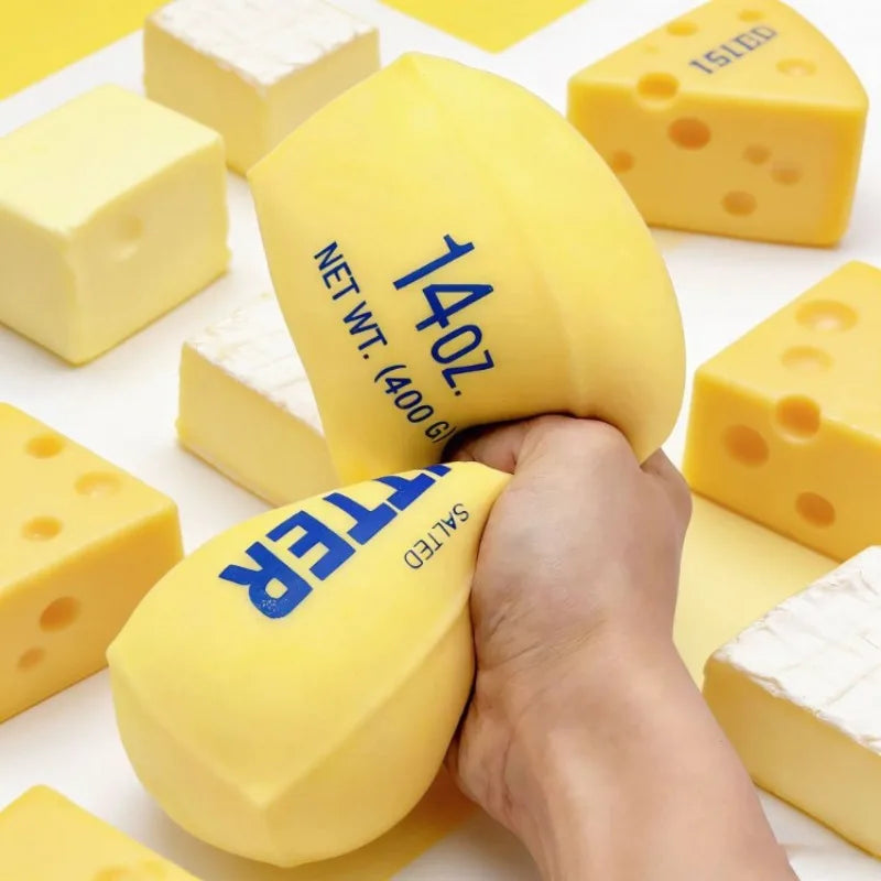Large Butter Stick Squishy Toy 23cm